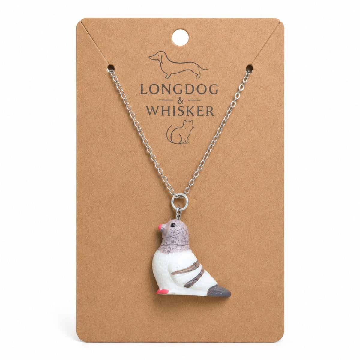 Pigeon Necklace by Longdog & Whisker