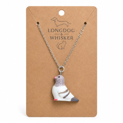 Pigeon Necklace by Longdog & Whisker