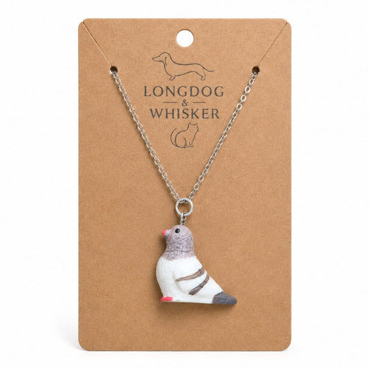 Pigeon Necklace by Longdog & Whisker