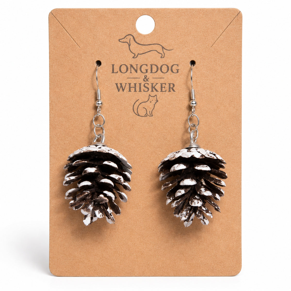 Pinecone Earrings by Longdog & Whisker
