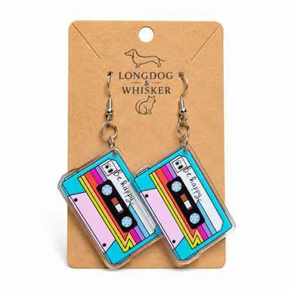 Retro Cassette Tape Earrings on Longdog & Whisker product card