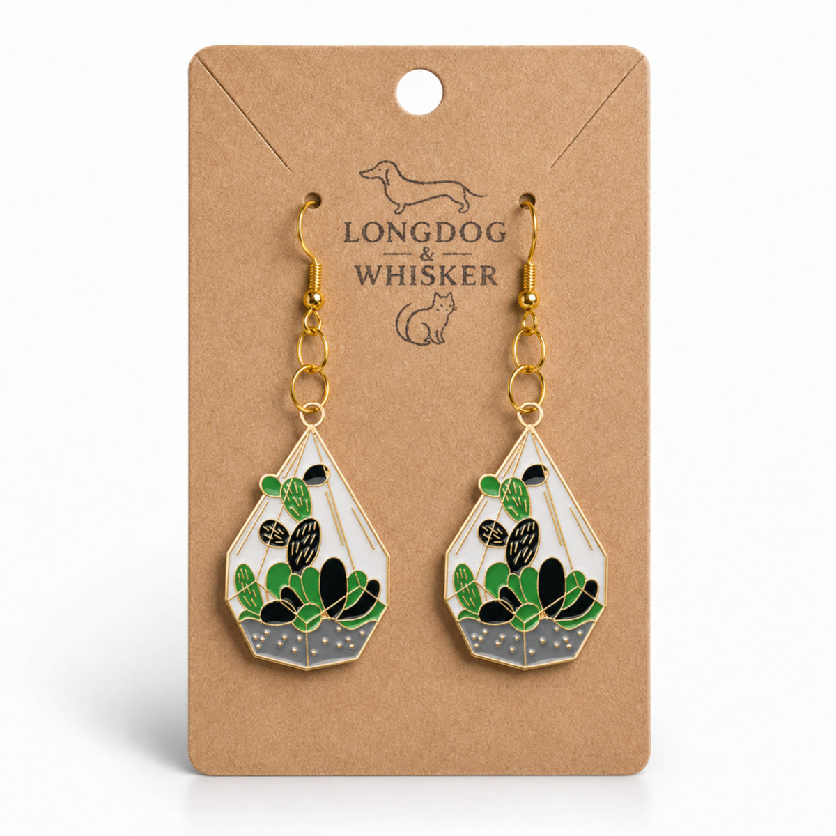 Terrarium Earrings by Longdog & Whisker