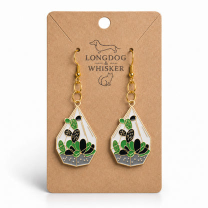 Terrarium Earrings by Longdog & Whisker