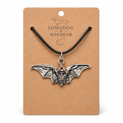 Vampire Bat Necklace by Longdog & Whisker